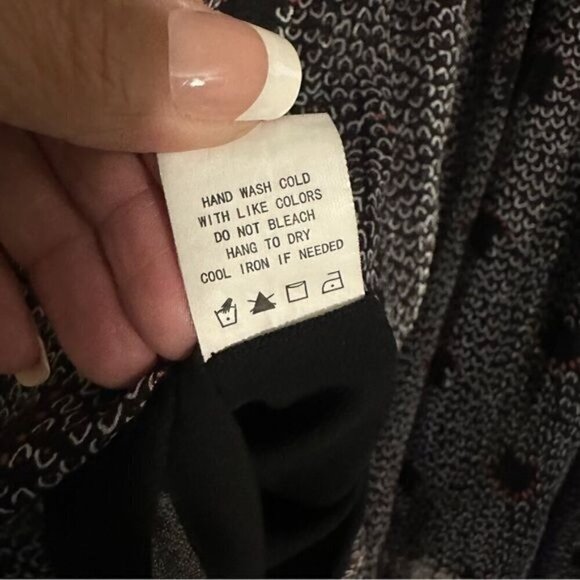 Melloday Women’s Dress Long Sleev V Neck Size Medium - Picture 10 of 10